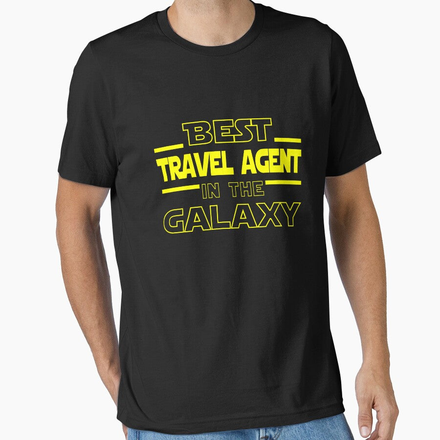 travel agent Job Dad Mom Hudband Mens Shirt, Best travel agent In The Galaxy, Funny travel agent Birthday christmas Gift Gift by xlnv