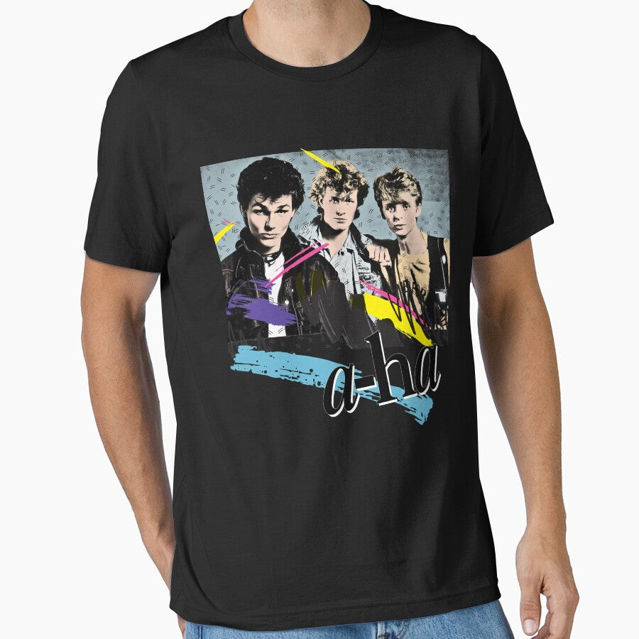 Original Vintage Styled 80s A-Ha Design by EddieL031 T-Shirts, Hoodie, Sweatshirt | BlankRebels.com (Image 1)