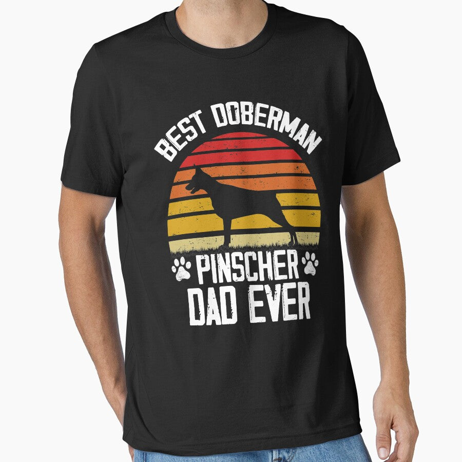 Best Doberman Pinscher DAD Ever Dog Lover by MelisaElder T-Shirts, Hoodie, Sweatshirt | BlankRebels.com (Image 1)