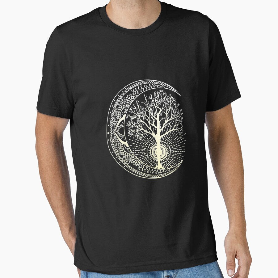 Mandala Tree of Life Tattoo Style by SemajshiMaah T-Shirts, Hoodie, Sweatshirt | BlankRebels.com (Image 1)