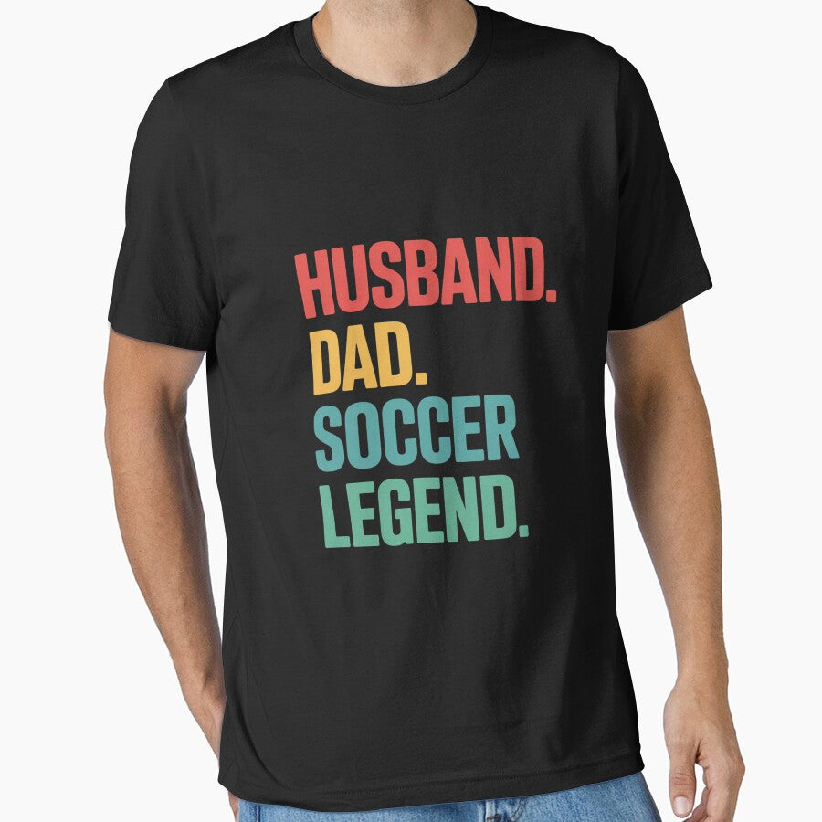 Father Husband Soccer Legend Soccer Dad Father's Day by duolastgend