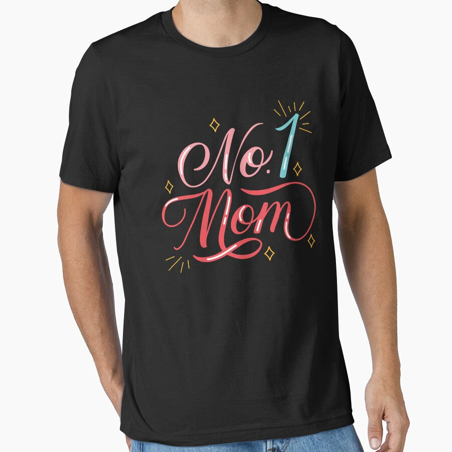 No1 Mom Womens Best Mom Ever, Mama Funny Mommy, for Mothers Day, Happy Mothers Day 2022 by EyanShop T-Shirts,... (Image 1)