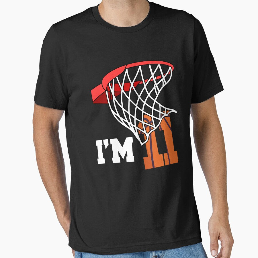 I'm 11 Basketball 11th birthday basketball player by Ibu83 T-Shirts, Hoodie, Sweatshirt | BlankRebels.com (Image 1)