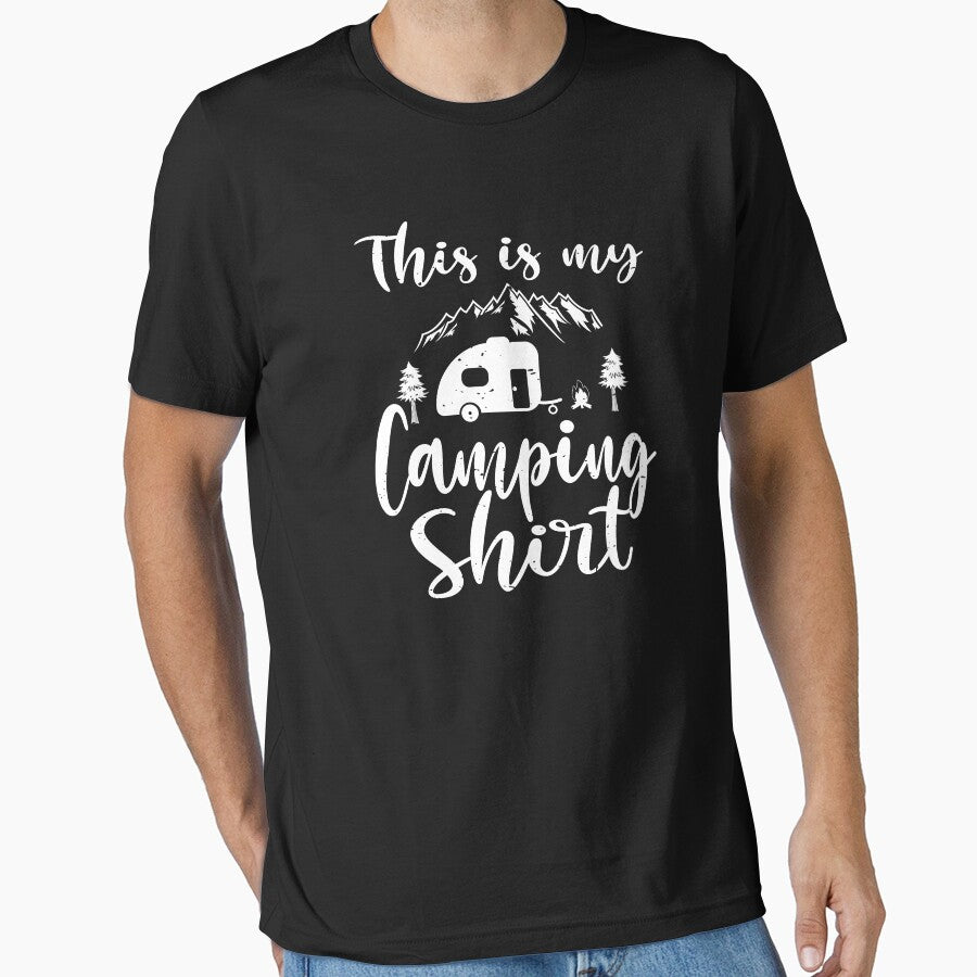 This is my Camping Shirt Campfire Camping Gift- Funny Camping Shirt ,Camping Tees, Camp T shirt, Camping Shirt... (Image 1)