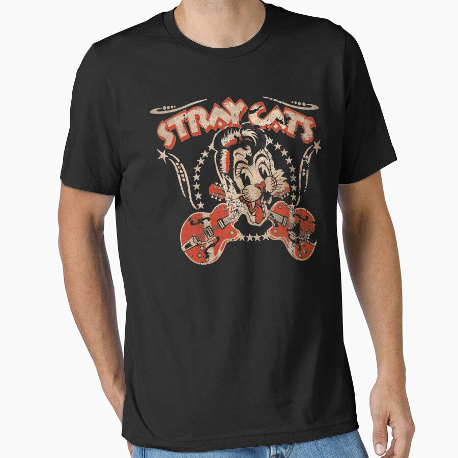 Stray's Cat's Vintage Exclusive by AlanAldrich404 T-Shirts, Hoodie, Sweatshirt | BlankRebels.com (Image 1)