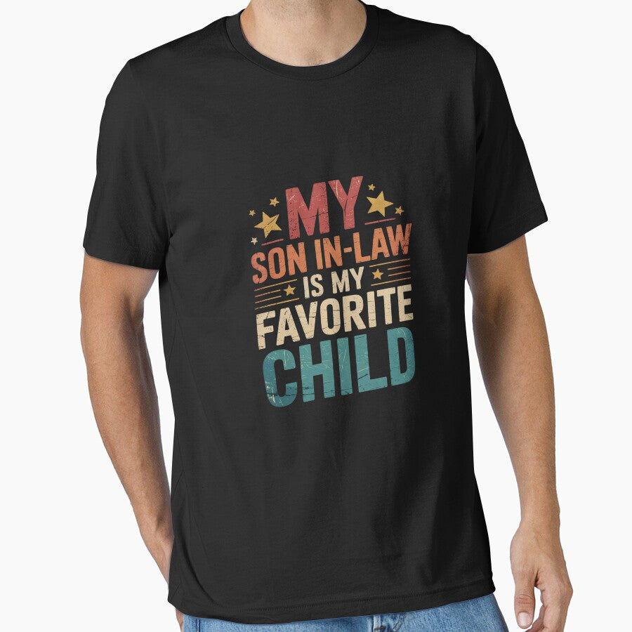Fathers Day My Son In Law Is My Favorite Child by MarkLeedsArt T-Shirts, Hoodie, Sweatshirt | BlankRebels.com (Image 1)
