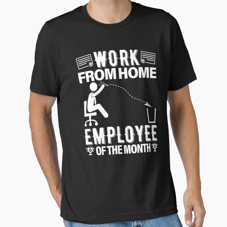 Work From Home Employee Of The Month Livelihood by GravitiTees T-Shirts, Hoodie, Sweatshirt | BlankRebels.com (Image 1)