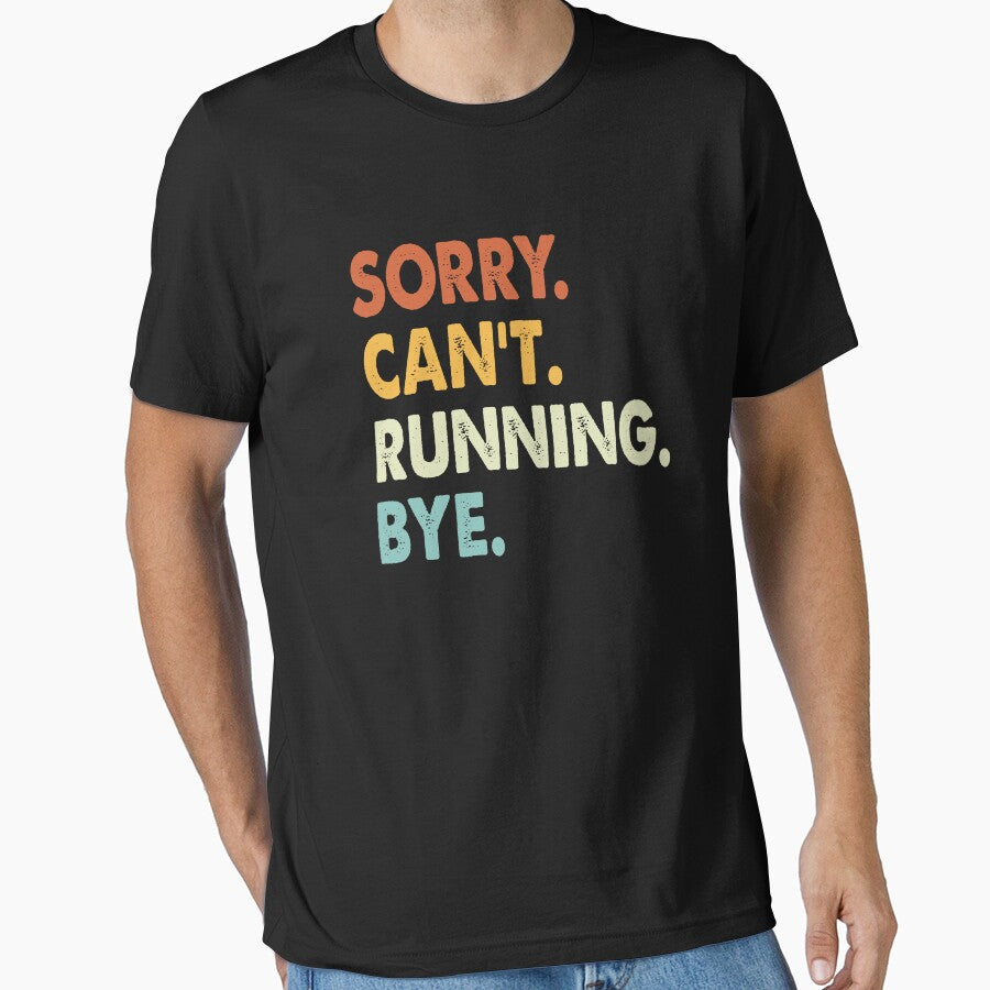 Sorry Can't Running Bye Funny Running, Sorry Can't Running Bye Funny Boys Girls Mens Womens Chritsma Birthday... (Image 1)