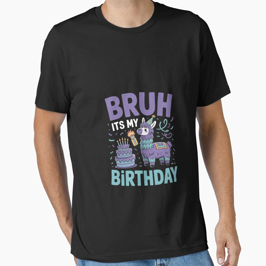 Bruh Its My Birthday Llama Pinata Boy Girl Family Party Bday 2 by MarryIsMonth T-Shirts, Hoodie, Sweatshirt (Image 1)