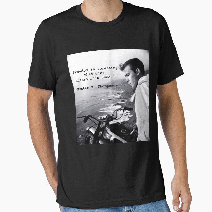 Hunter S Thompson - Freedom by IKET T-Shirts, Hoodie, Sweatshirt | BlankRebels.com (Image 1)
