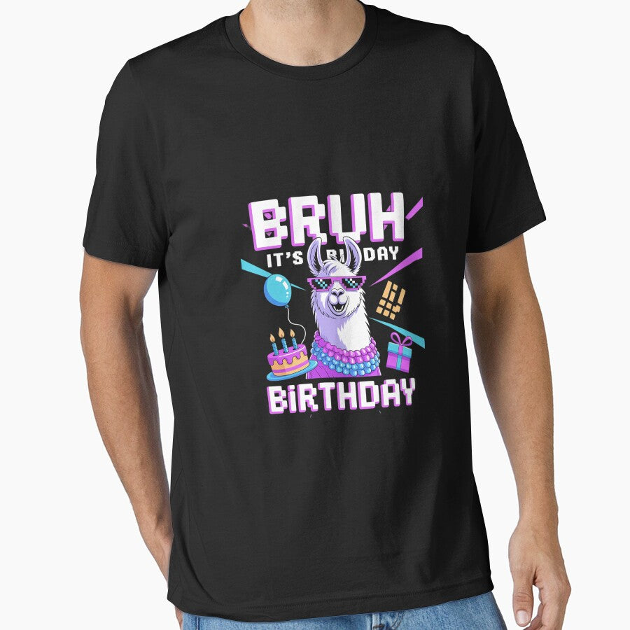 Bruh Its My Birthday Llama Pinata Boy Girl Family Party Bday 3 by AquaKiev T-Shirts, Hoodie, Sweatshirt (Image 1)