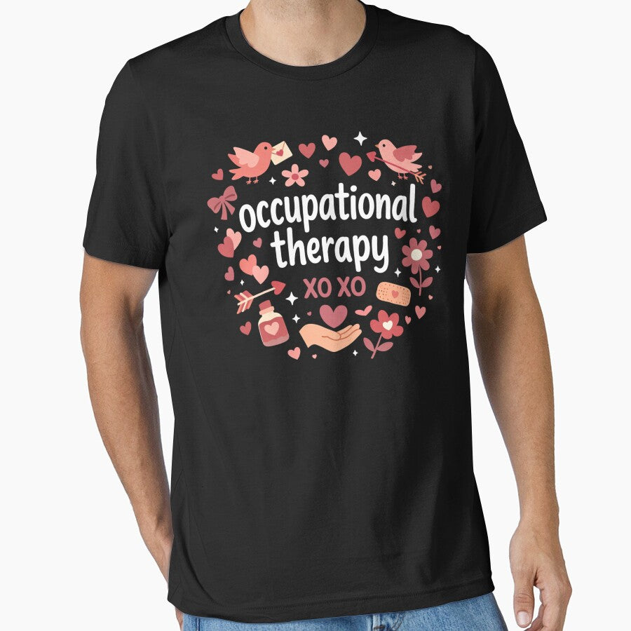 Occupational Therapy Valentine Hearts Love by EnergyMArt T-Shirts, Hoodie, Sweatshirt | BlankRebels.com (Image 1)