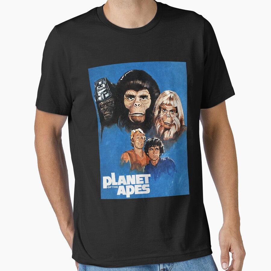 Planet of the Apes - 70s TV series Classic T-Shirt by larrlode Hoodie, Sweatshirt | BlankRebels.com (Image 1)