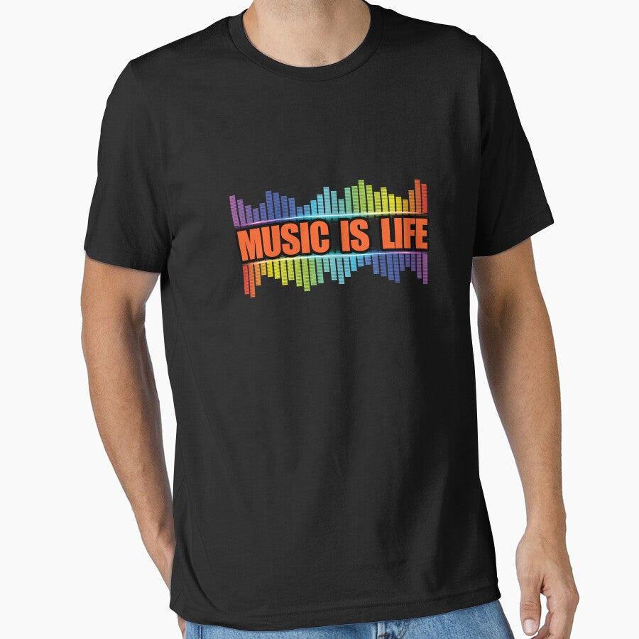 Music is LIfe - Music Lover by Tatzki-Design T-Shirts, Hoodie, Sweatshirt | BlankRebels.com (Image 1)