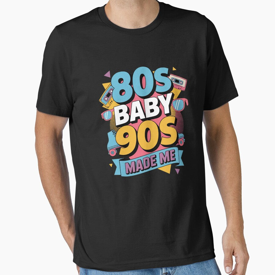 1980s 80's Baby 1990s 90's Made Me Nostalgia 4 by angolinnArt T-Shirts, Hoodie, Sweatshirt | BlankRebels.com (Image 1)