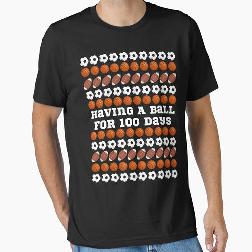 100 Days of School Soccer Basketball Football Boys Sports by FrankIsabel
