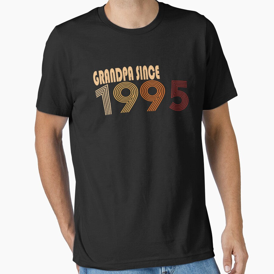 Grandpa Since 1995 |Grandpa's Birthday by YAHIA-14 T-Shirts, Hoodie, Sweatshirt | BlankRebels.com (Image 1)