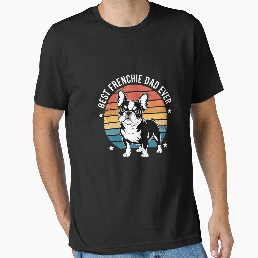 Best Frenchie Dad Ever Bulldog American Flag by MathisBellanger T-Shirts, Hoodie, Sweatshirt | BlankRebels.com (Image 1)