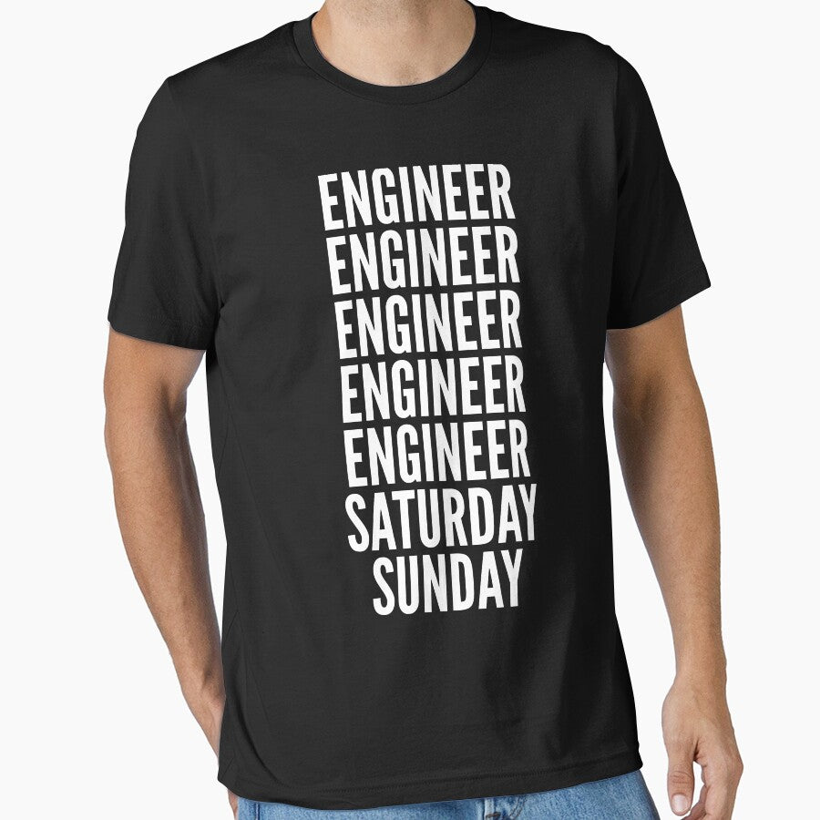 Engineer saturday and sunday for Engineers by SVPOD T-Shirts, Hoodie, Sweatshirt | BlankRebels.com (Image 1)