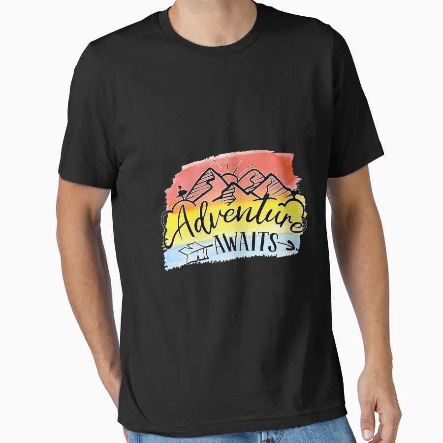adventure await mountain color by abooobrand T-Shirts, Hoodie, Sweatshirt | BlankRebels.com (Image 1)
