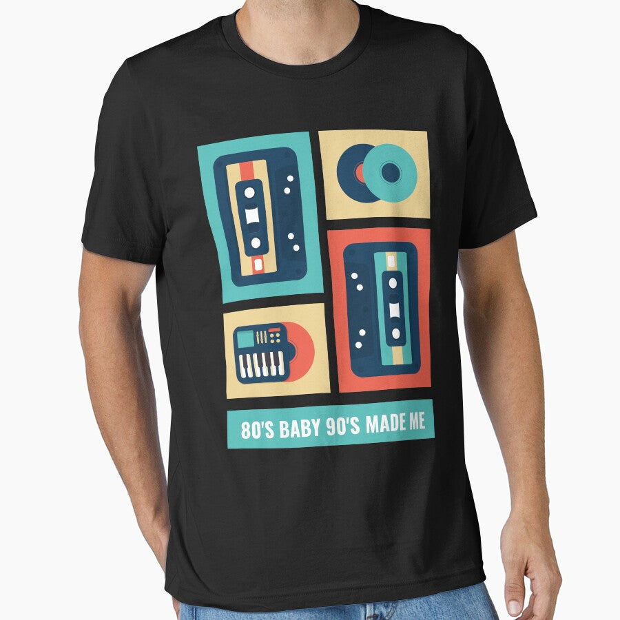 80s Baby 90s Made Me by BlaqueCrownTee T-Shirts, Hoodie, Sweatshirt | BlankRebels.com (Image 1)