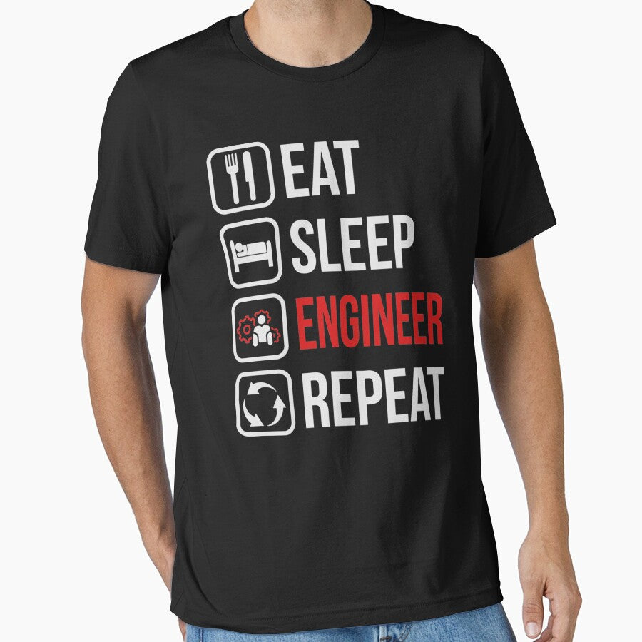 Eat sleep engineer repeat by Clavitaps T-Shirts, Hoodie, Sweatshirt | BlankRebels.com (Image 1)