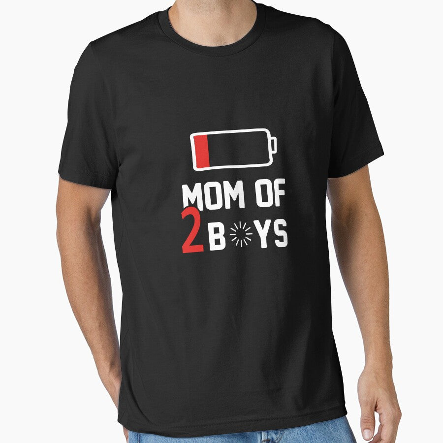 Mom of 2 boys Mothers day by GAVILLA SHOP T-Shirts, Hoodie, Sweatshirt | BlankRebels.com (Image 1)