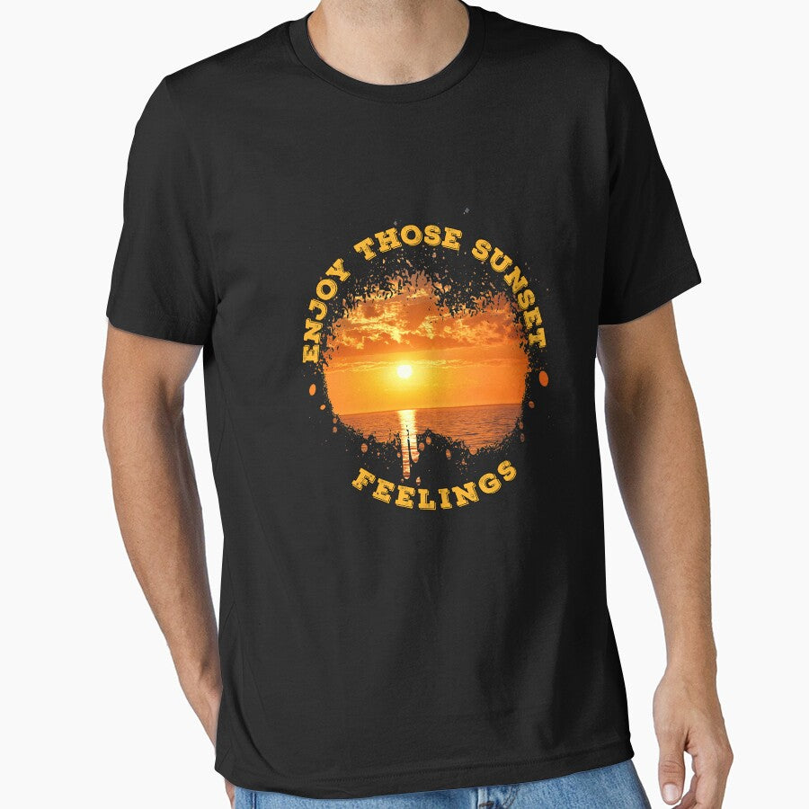 Enjoy Those Sunset Feelings by Coder-T T-Shirts, Hoodie, Sweatshirt | BlankRebels.com (Image 1)