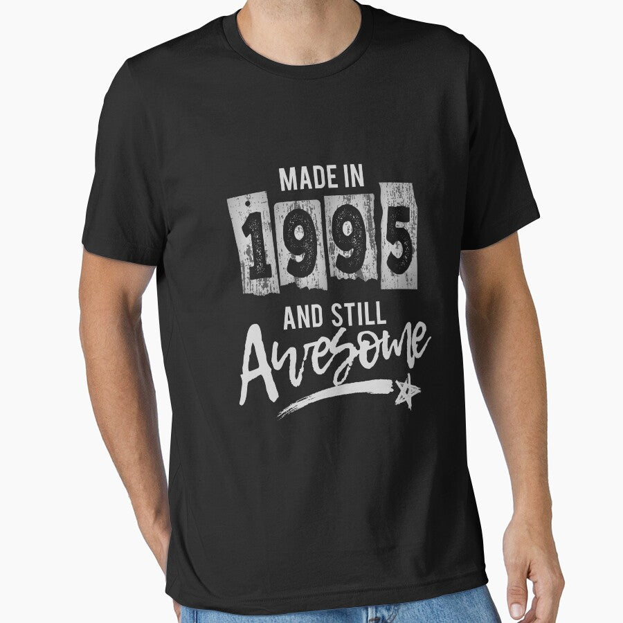 1995 Birthday Gift Birth Year Still Awesome by SunnyStreet T-Shirts, Hoodie, Sweatshirt | BlankRebels.com (Image 1)