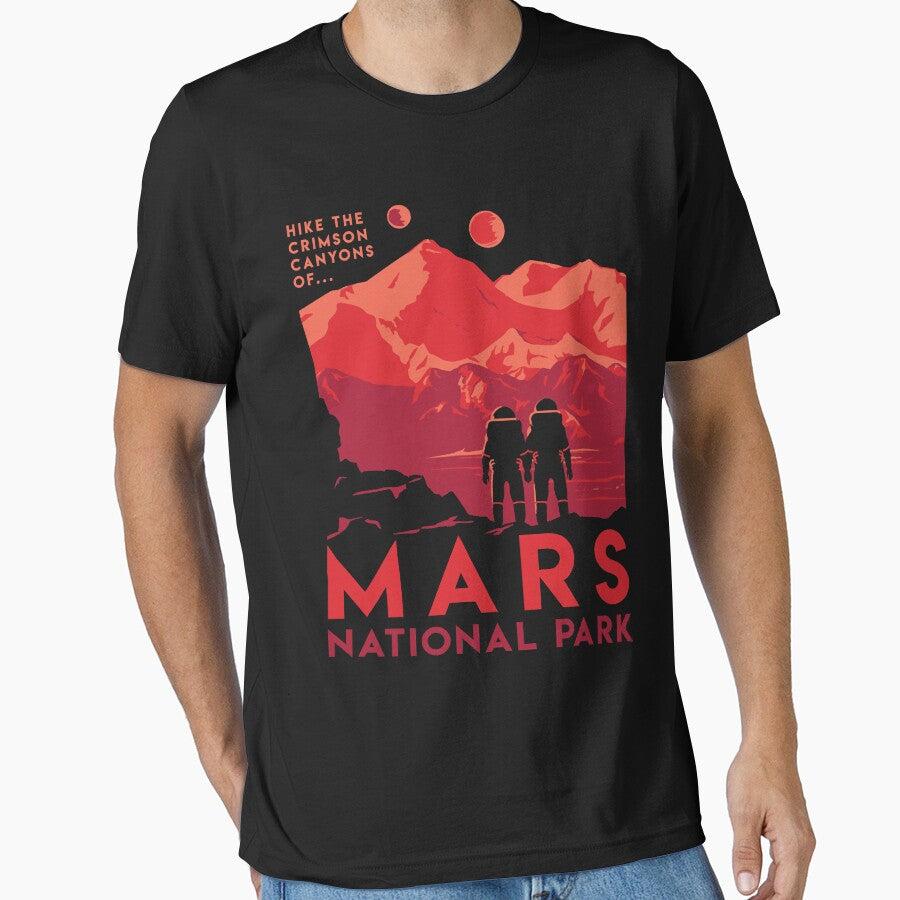 Hike the crimson canyons of Mars National Park by Maccarod023