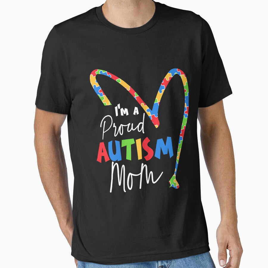 Im A Proud Autism Mom Autism Awareness by ScarlettHobbs T-Shirts, Hoodie, Sweatshirt | BlankRebels.com (Image 1)