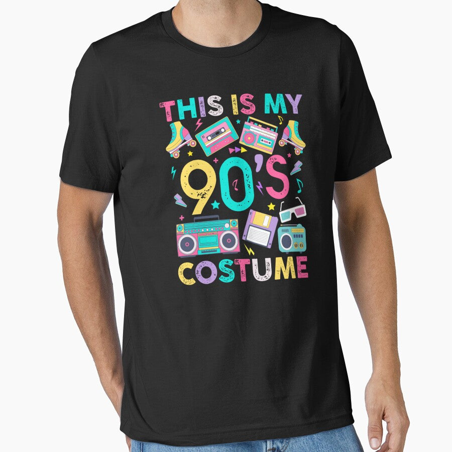 This Is My 90s Costume Vintage Style by krystalRomanart T-Shirts, Hoodie, Sweatshirt | BlankRebels.com (Image 1)