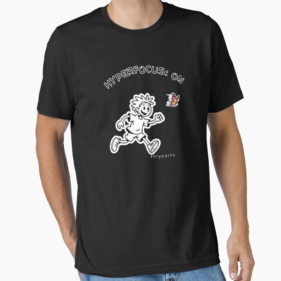 Hyperfocus: Chasing The Color – ADHD Line Art by kryoarts T-Shirts, Hoodie, Sweatshirt | BlankRebels.com (Image 1)
