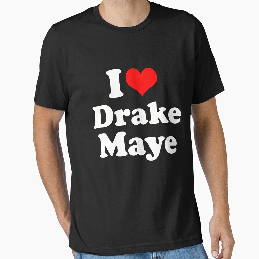 I Love Drake Maye Fan Support Funny Football Inspired Quote by ronakris009 T-Shirts, Hoodie, Sweatshirt (Image 1)