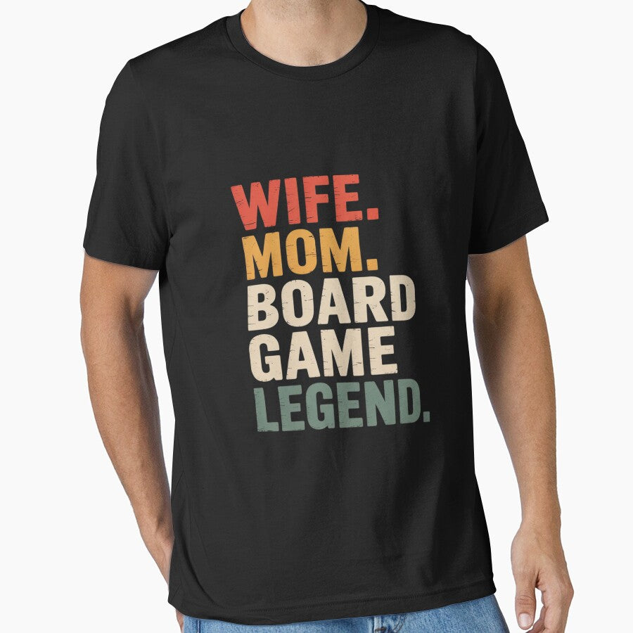 Wife Mom Board Game Legend Game Night Mother by PattonJillian T-Shirts, Hoodie, Sweatshirt | BlankRebels.com (Image 1)