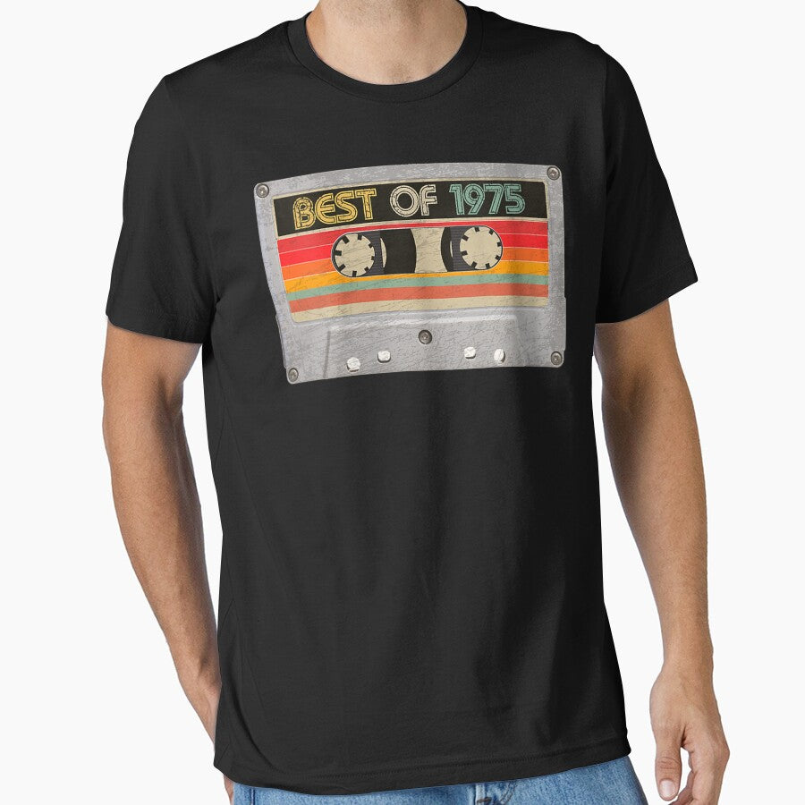 Womens Best Of 1975 45Th S Cassette Tape Vintage V-Neck by LcRushop T-Shirts, Hoodie, Sweatshirt | BlankRebels.com (Image 1)