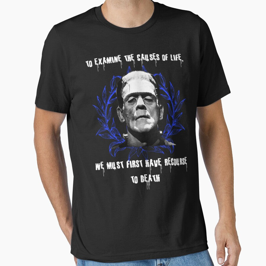 Life & Death  Frankenstein T-Shirt by ebonyvve8mattie