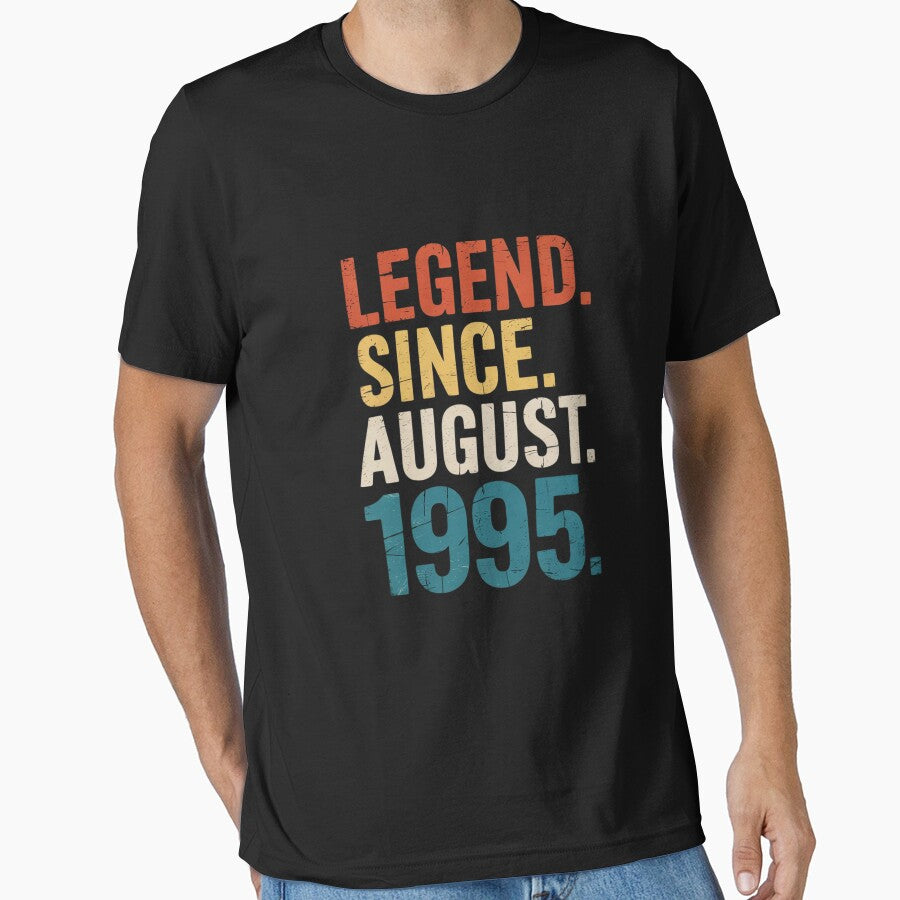 Legend Since August 1995 30th Birthday 30 Year Old by KonstanKoraner T-Shirts, Hoodie, Sweatshirt | BlankRebels.com (Image 1)