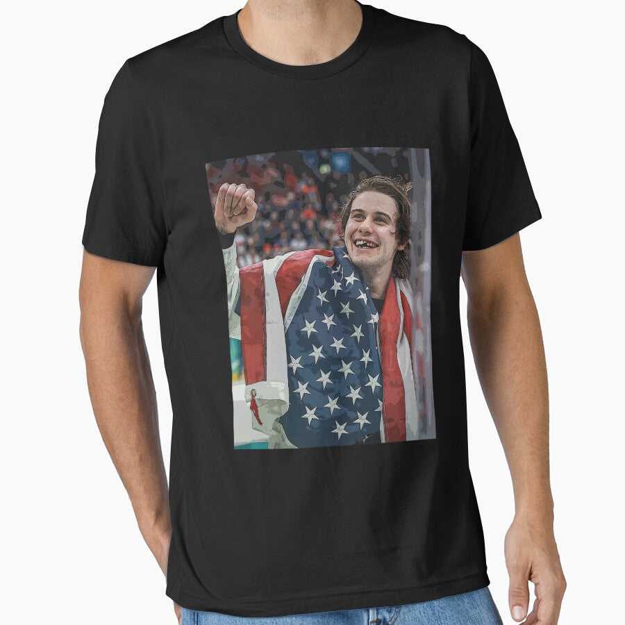 USA Champions Jack Hughes by WilliamKAlmon T-Shirts, Hoodie, Sweatshirt | BlankRebels.com (Image 1)