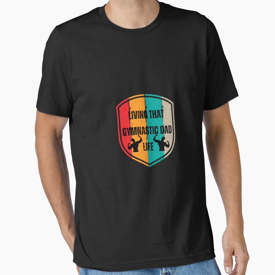 living that gymnastic dad life by Akimatax ✯✯✯✯✯ T-Shirts, Hoodie, Sweatshirt | BlankRebels.com (Image 1)