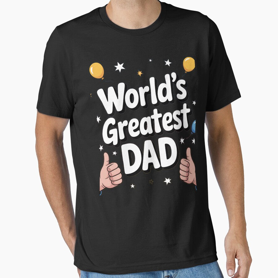 number 1 dad world's greatest dad by TewonLake T-Shirts, Hoodie, Sweatshirt | BlankRebels.com (Image 1)