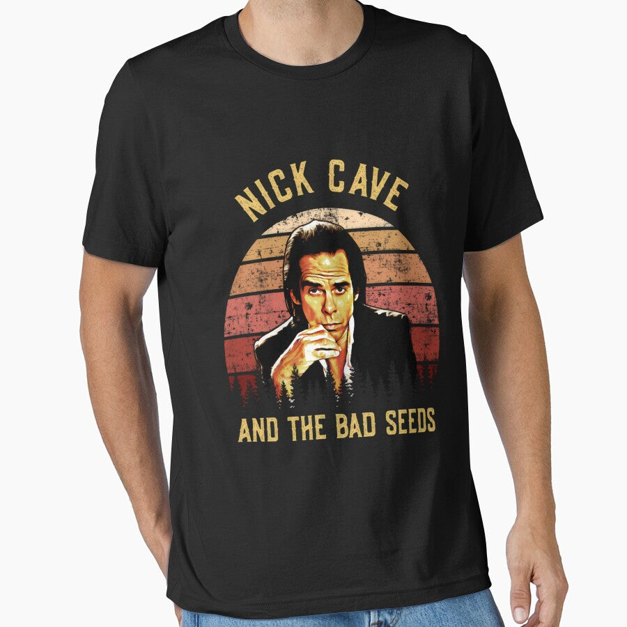 Nick Cave And The Bad Seeds Classic Vintage Rock Band Classic T-Shirt by leonaan7t3 Hoodie, Sweatshirt (Image 1)