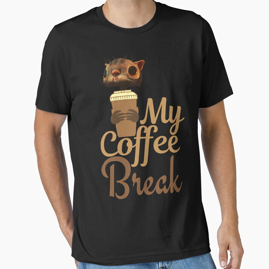 MY COFFEE BREAK - Funny Cat Pictures With Cat Sayings and Captions for Coffee Enthusiasts by FunnyCatsFam... (Image 1)