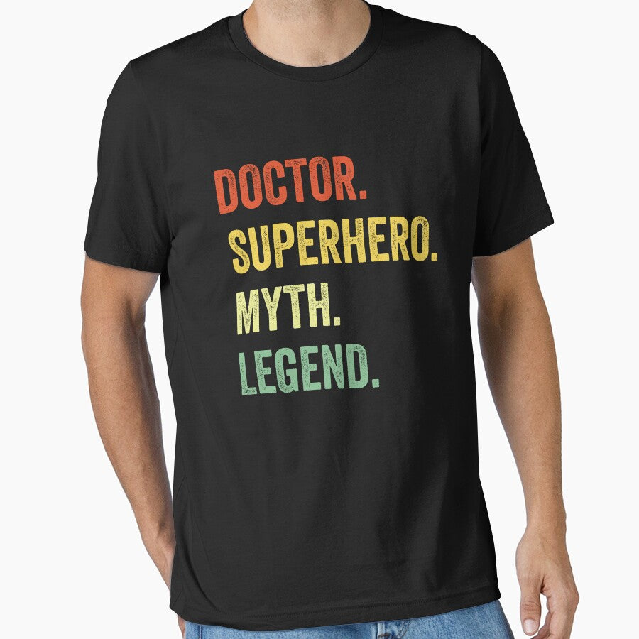 doctor Dad Shirt, Gift For Husband, doctor Gift, Husband doctor Myth Legend, Dad Gift For Husband, doctor... (Image 1)