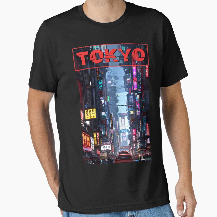 Japanese Street Cyberpunk Tokyo Streetwear by MrDoze T-Shirts, Hoodie, Sweatshirt | BlankRebels.com (Image 1)