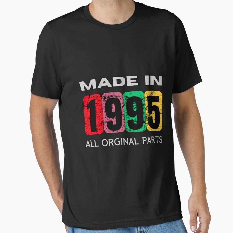 Made in 1995 - Vintage Retro Design for Birthdays and Anniversaries by Psycho-Crazy T-Shirts, Hoodie, Sweatshirt (Image 1)
