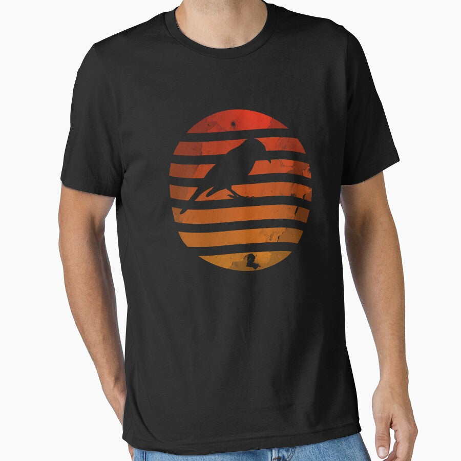 Bird Grunge Sunset by Denis Marsili T-Shirts, Hoodie, Sweatshirt | BlankRebels.com (Image 1)