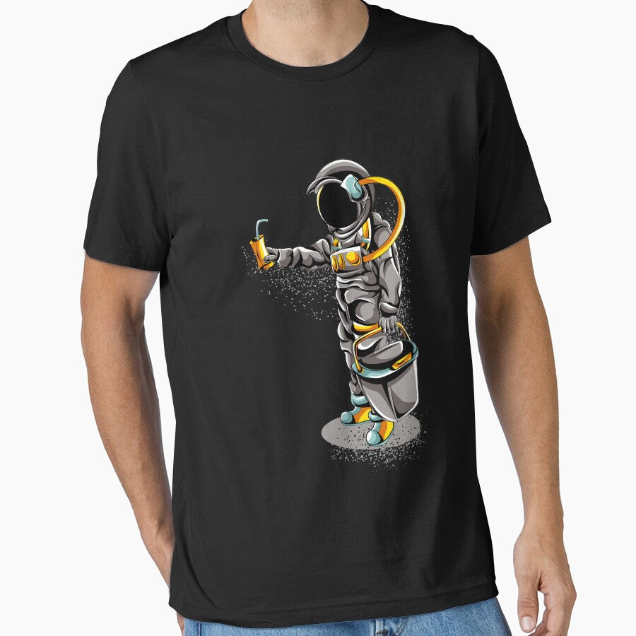 astronaut selling drinks in space by buzwin T-Shirts, Hoodie, Sweatshirt | BlankRebels.com (Image 1)