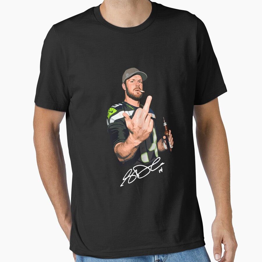 Sam Darnold Middle Finger Signature Vintage by delacerdaan T-Shirts, Hoodie, Sweatshirt | BlankRebels.com (Image 1)