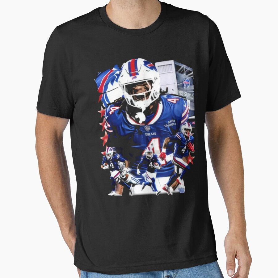 James Cook Buffalo Stadium by BetsyandGrace T-Shirts, Hoodie, Sweatshirt | BlankRebels.com (Image 1)